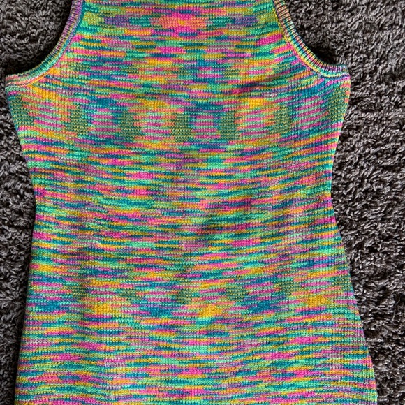 Women’s - Bodycon Dress Knitted Halter Neck - Picture 7 of 8